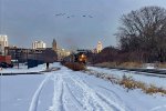 The Canada Geese give CSX 5451 a flyover salute.